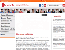 Tablet Screenshot of informate.org