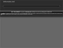 Tablet Screenshot of informate.net